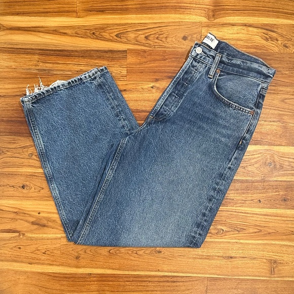 NWOT! Agolde Dara Mid Rise Baggy in Pattern Size 27 - Picture 3 of 16